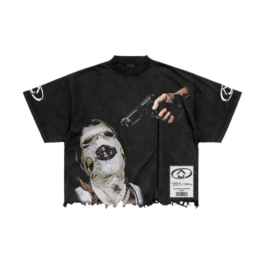 “Stay Alive” Boxy Jersey Tee